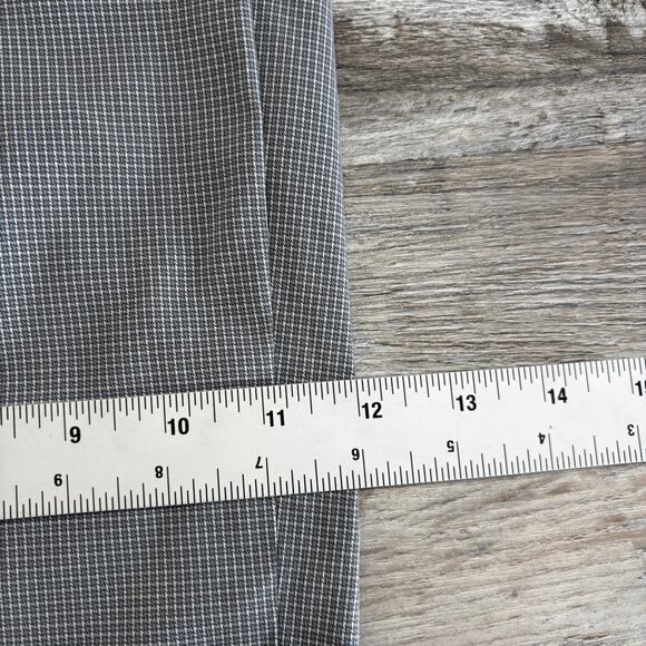 Tommy Bahama Gray Micro Houndstooth Mens 40x30 Performance Stretch Chino Pants - Picture 11 of 12